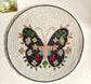 Colourful Butterfly Round Ivory Beads Placemat