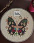 Colourful Butterfly Round Ivory Beads Placemat