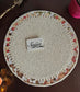 Handcrafted Glass Beads White Round Table Placemat Runner