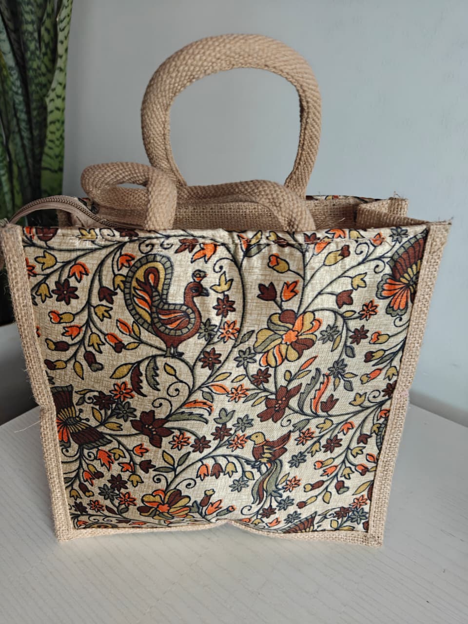 Designer Silk Jute Gifting Bag | Handcrafted Lunch Bags | Buy Party favors party favors | Gift Bag