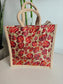 Stylish Matka Silk Jute Gifting Bag | Handcrafted Lunch Bags | Buy Party favors | Gift Bag