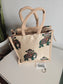 Buy Royal Elephant Abstract Silk Jute Gifting Bag Eco friendly Lunch Bags