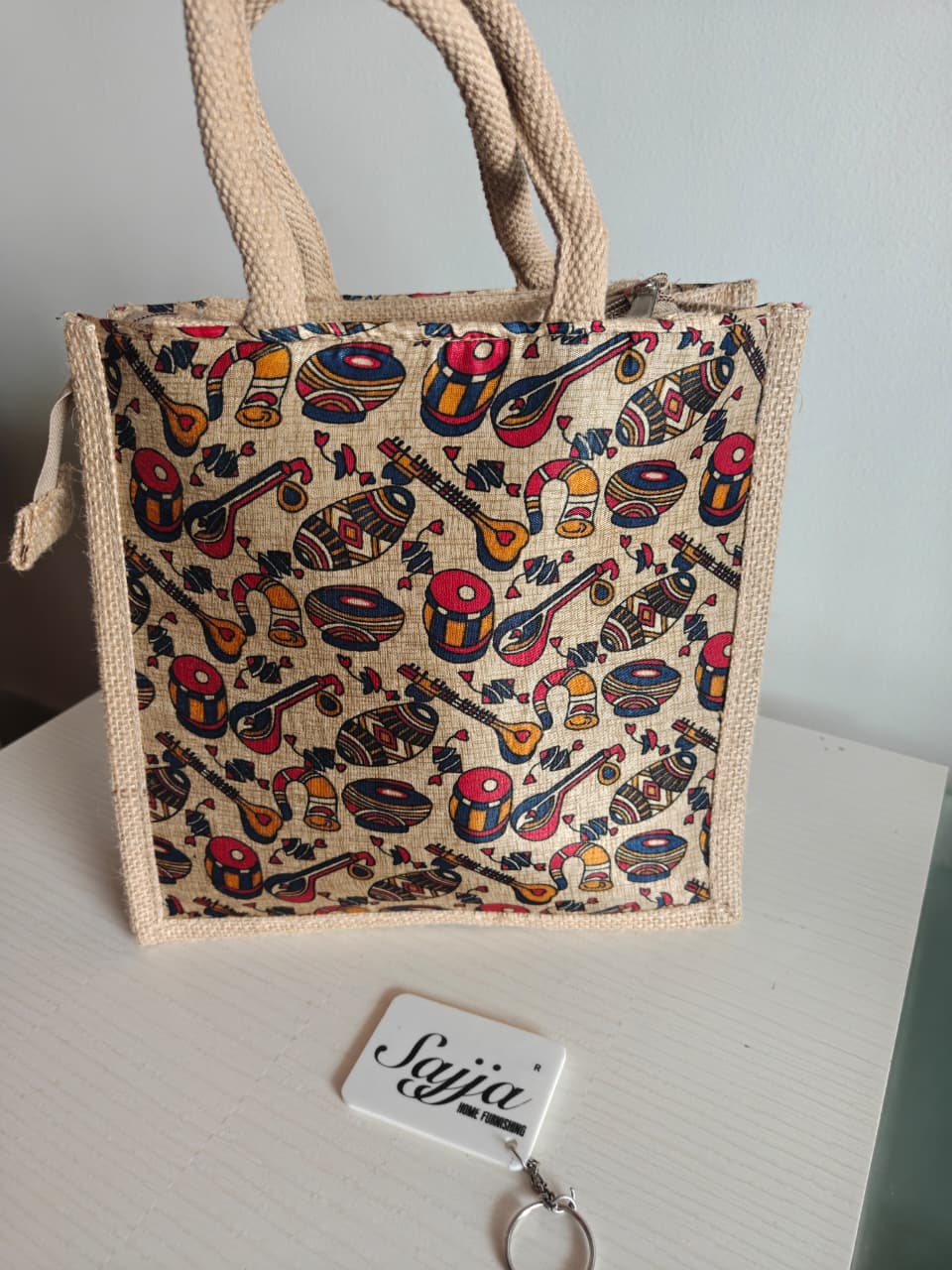 Buy kalamkari Musical Silk Jute Gifting Bag | Eco Friendly Lunch Bags