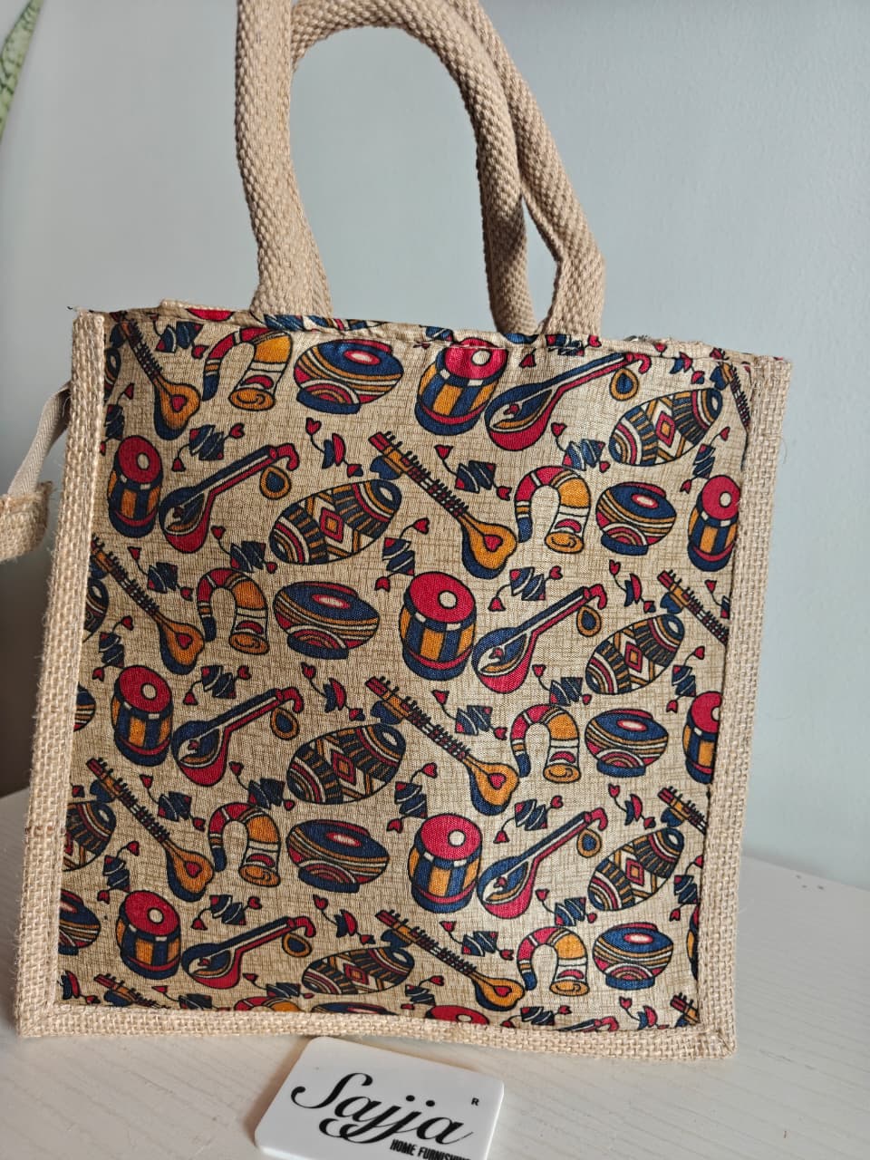 Buy kalamkari Musical Silk Jute Gifting Bag | Eco Friendly Lunch Bags