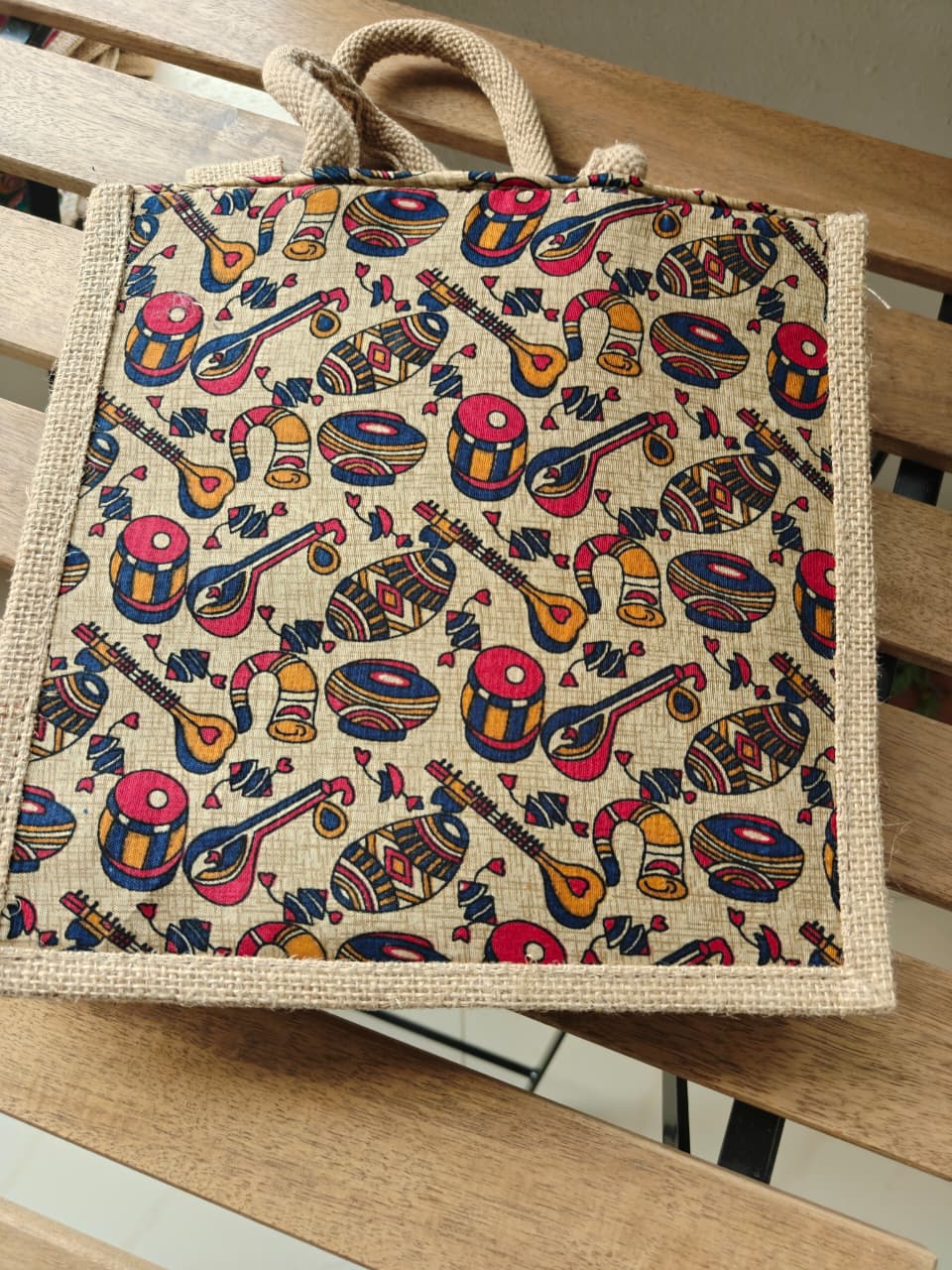 Buy kalamkari Musical Silk Jute Gifting Bag | Eco Friendly Lunch Bags