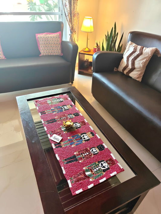 Nutcracker Beaded Table Runner  Adds glam to decor Beads Table Runner