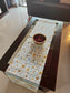 Floral Canvas Cotton Hand Block Printed Table Runner