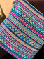 Multicolouur Boho Chic Bright Hand Woven Jacquard Premium Cushion Cover