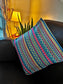 Multicolouur Boho Chic Bright Hand Woven Jacquard Premium Cushion Cover