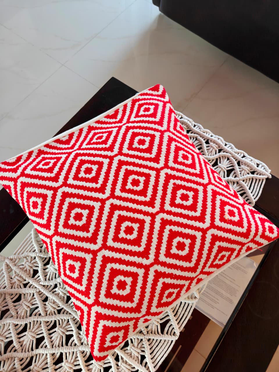 Hand Block Printed Standard Size Cushion Cover (16×16 inch) Cotton