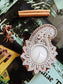Wooden Hand Block Engraved Paisley Tea light Holder | Handcrafted Diya | 1 piece | Indian Diya