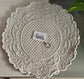Garden of Circle Mint Grey Floral Cotton Round Table Fabric Placemat mat Set of 2