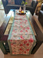 Designer Floral Silk Dining Table Runner 6 seater  Side Table Runners Gift L-72 in, W-12in)