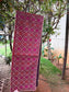 Real Banarasi Brocade Raw Dupion Silk Purple Bandhej Table Runner | Luxury Table Décor by Sajja
