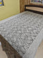 Sajja Signature Handloom Duck Cotton Grey Ash Bedcovers/Bedspreads/ Blanket