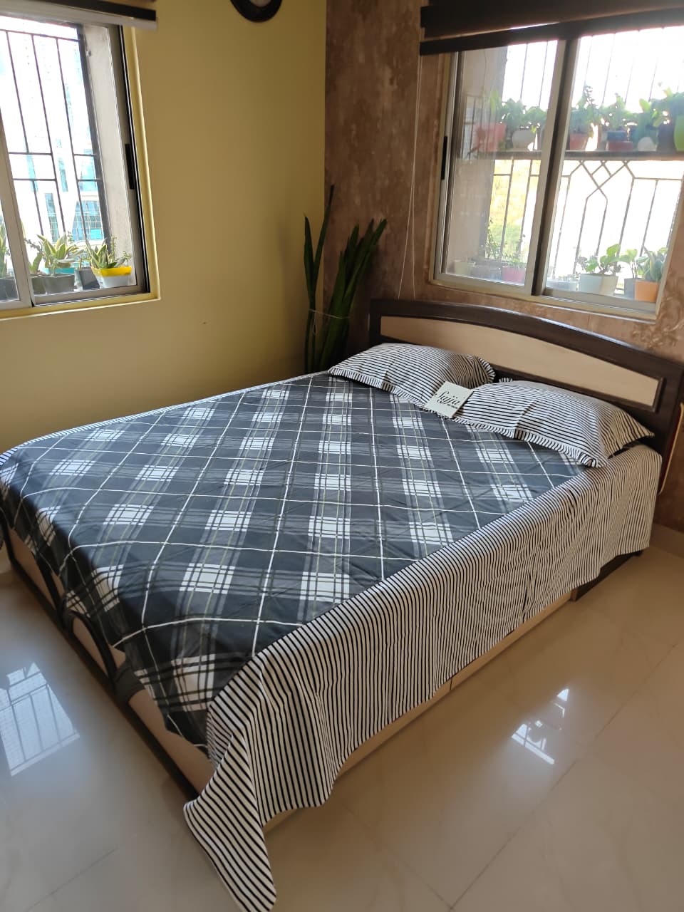 Sajja Signature Handloom Duck Cotton Grey Ash black Bedcovers Bedspreads