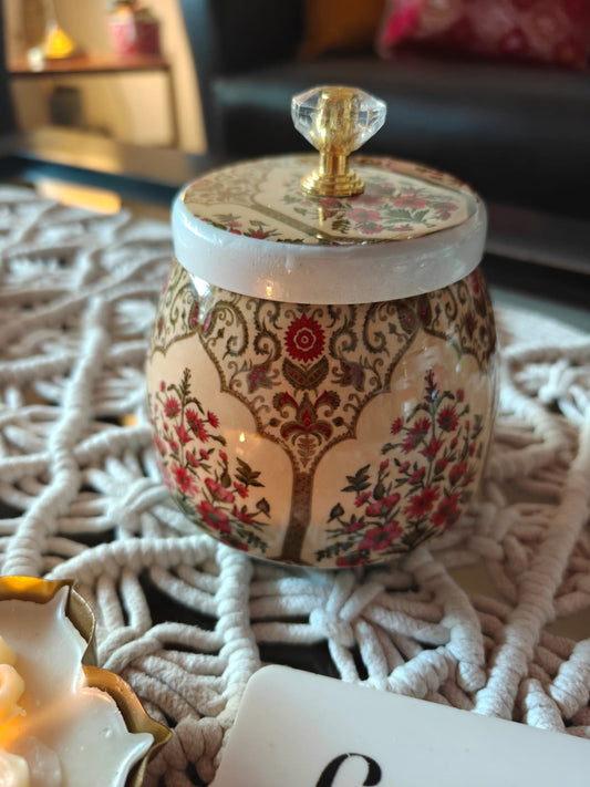 Buy Mughal Jharoka Jar With Lid Dry Fruit Jar Thamboolam gift Return Gift Wedding Favor