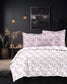 Designer Luxury Living Cotton Blush Pink White King Double Bedsheet 9 feet x 9 feet
