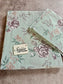 Designer Sage Green Floral Double Bedsheet Queen