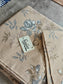 Rich Soothing Peach Brown Floral Double Bedsheet Queen