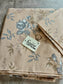 Rich Soothing Peach Brown Floral Double Bedsheet Queen