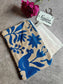 Blue English Cuckoo Hen Cotton Pouch Travel Bag Cosmetic & Toiletry Bag Pencil Pouch