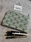 Sajja Sustainable Livelihoods Abstract Geometrical Pencil Pouch Sanitary Napkin pouch Cosmetic Bag
