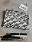 Sajja Sustainable Stylish Abstract Geometrical Pencil Pouch Sanitary Napkin pouch Cosmetic Bag