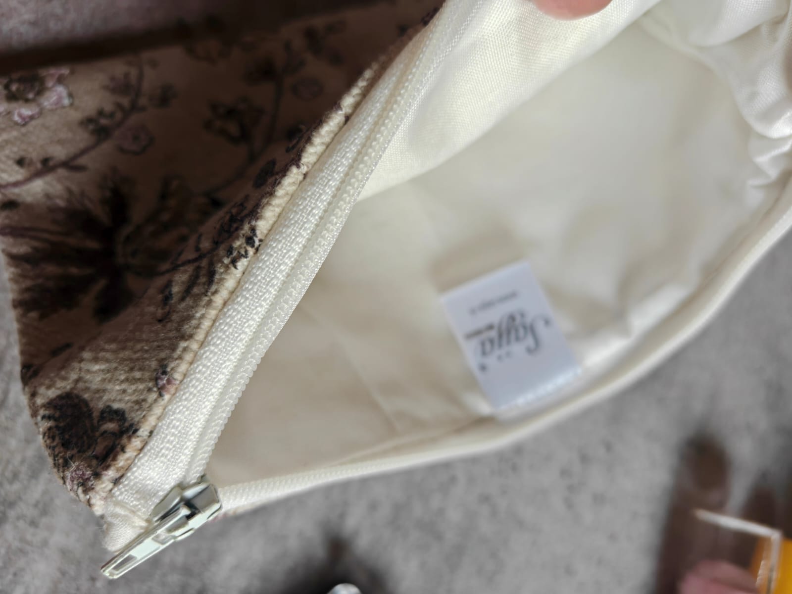 Floral Duck Cotton Pouch Travel Bag Cosmetic Bag Sanitary Napkin pouch