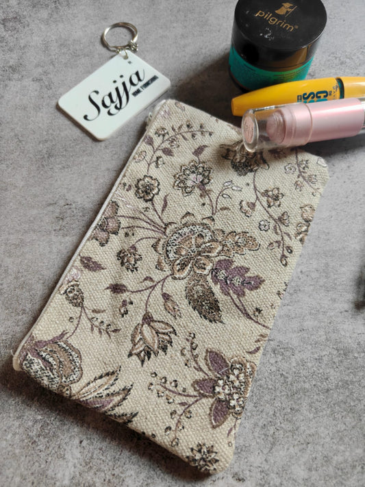 Floral Duck Cotton Pouch Travel Bag Cosmetic Bag Sanitary Napkin pouch