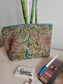 Elegant Sleek Weaved Thick Cotton Cosmetic & Toiletry Bag | Travel