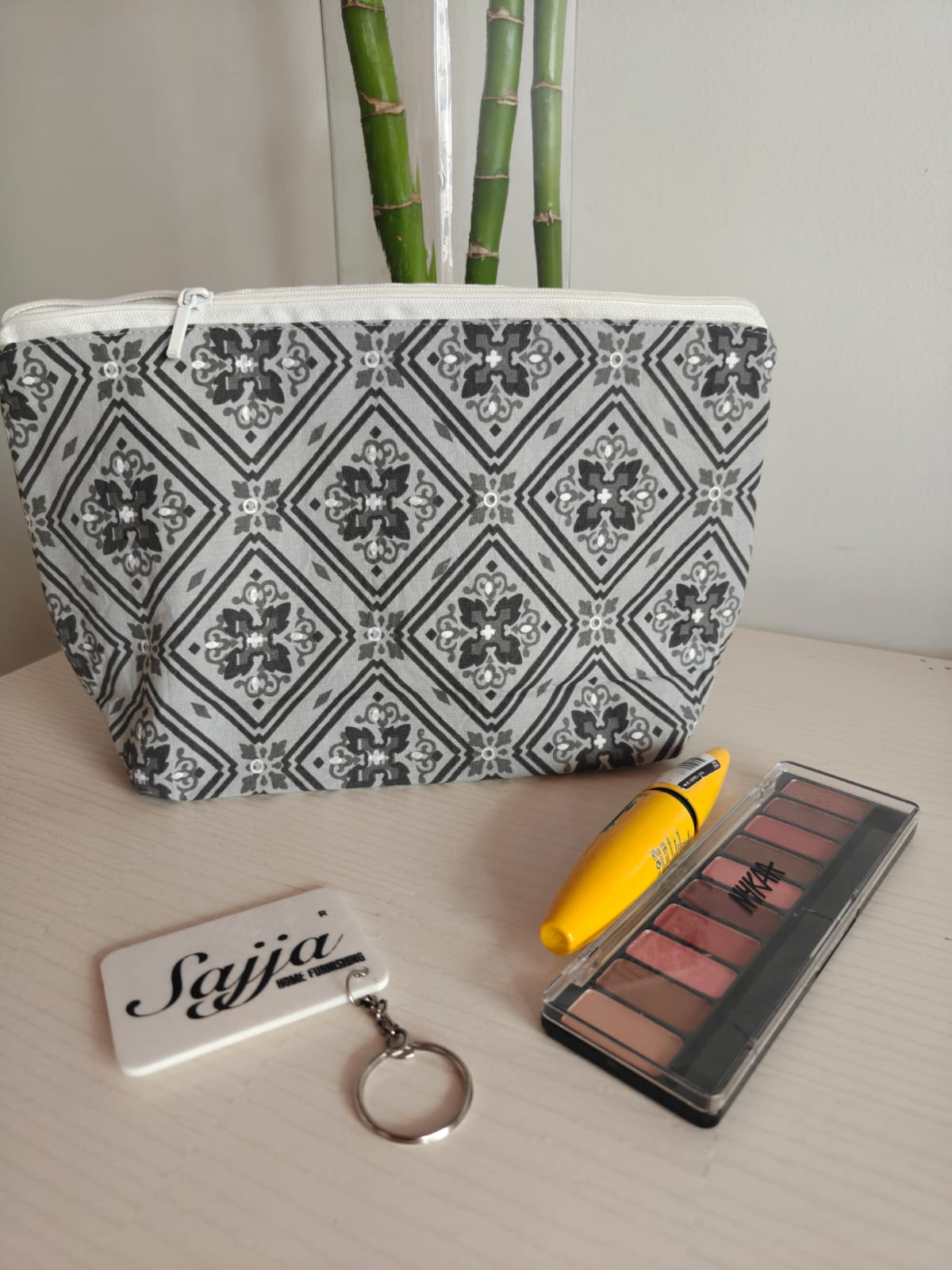 Designer Cotton Big Multiuse Storage Pouch bag Cosmetics Case Jewellery Unmentionables bag
