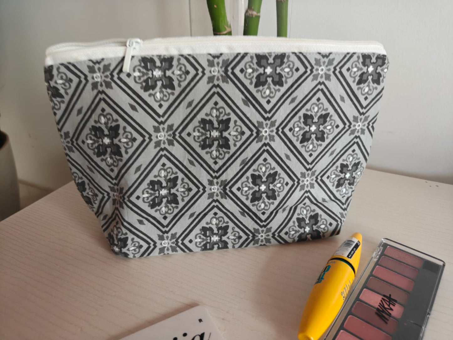 Designer Cotton Big Multiuse Storage Pouch bag Cosmetics Case Jewellery Unmentionables bag