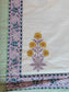 Premium Percale Cotton Hand Block Mughal Floral Luxury Collection Cotton Double Bed King Bedsheet 9f x 9f