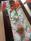 Buddha Art Inspired Silk Dining Table Runner 6 seater Side Table Runners Gift L-72 in, W-12in)