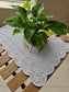Moon Orchid Light Purple Lilac Quilted Cotton Placemat Rectangular Runner Table Mat