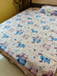 Premium Cotton Disney Leo n Stitch cute character Kids single bedsheet