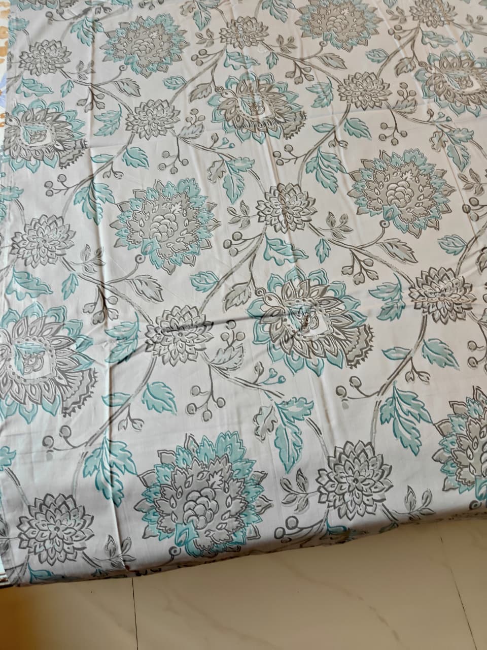 Luxor Premium Cotton Floral SINGLE BEDSHEET (60x 90in)