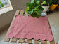 Sugar Coral Quilted Cotton Mat Focal Runner Fabric Table Placemat