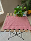 Sugar Coral Quilted Cotton Mat Focal Runner Fabric Table Placemat