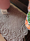 Curated Grey Trapunto Quilted Cotton Rectangular Reversible Focal Table Placemat