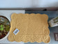 Chic Reversible Yellow Stylish Quilted Table Placemat Mat