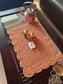 Rust Brick Orange Decorative Cotton Quilted Reversible Table Placemat