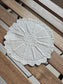 Beige Small Round Quilted Decorative Table Placemat Trivet 