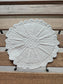 Beige Small Round Quilted Decorative Table Placemat Trivet 