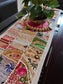 Trendy Ethnic Embroidered Cream Cotton Table Runner (14 x 60 inches)