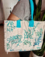 Designer Large Organic Thick Cotton Coral Fringe Shoulder Bag | Shopping bag  | Mode bag