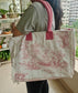 Designer Organic Cotton English Coastal Fringes Beach Shoulder Bag Shopping bag Mode bag 