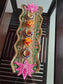 Auspicious Lotus Aura Tealight Runner Diwali Decoration Festive Centre piece Decor Gift Rectangle Rangoli