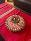 Decor Festive Mats Reversible Jhumki Platter (11 Inch) Wedding Decoration Setup, Festive Home Décor, Haldi Mehendi Setup, Table Centerpiece & Wedding Gifting Items